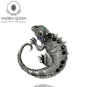 VQ Lizard Brooch